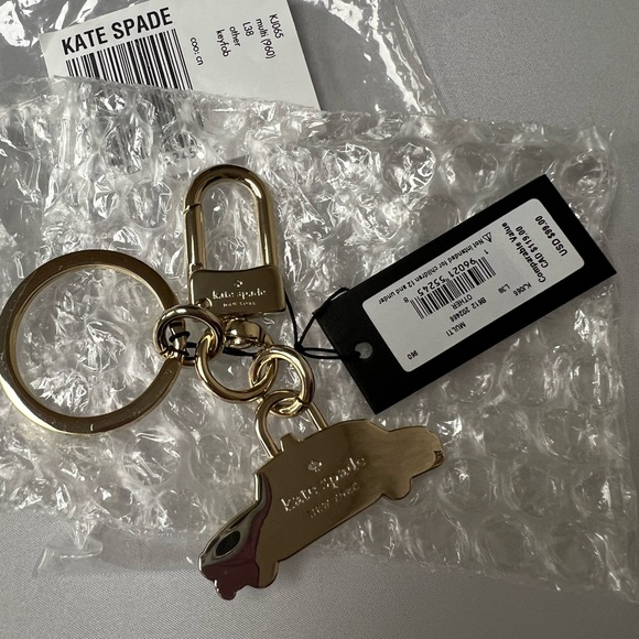 Kate Spade Taxi Keychain, New with tag - Picture 9 of 11